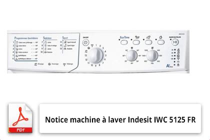 indesit iwc 5125 notice